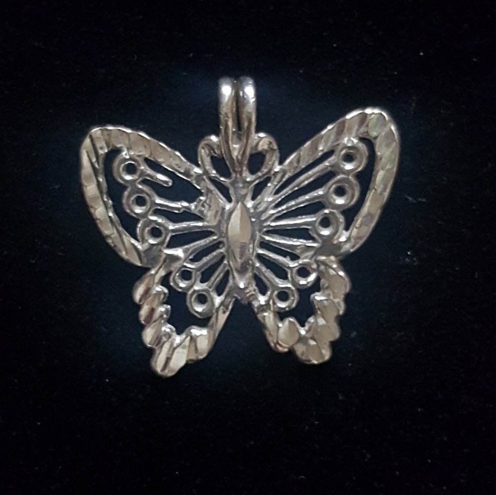 Sterling Silver Butterfly Pendant